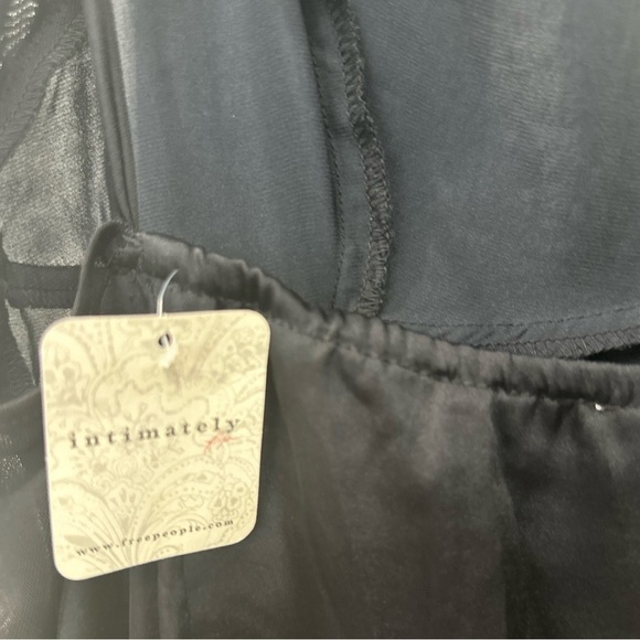 Free People Intimately, City Cool Midi Slip Black - Picture 7 of 8